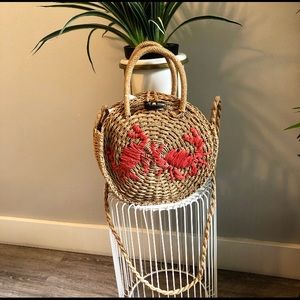 NWT Topshop - Round straw tote bag